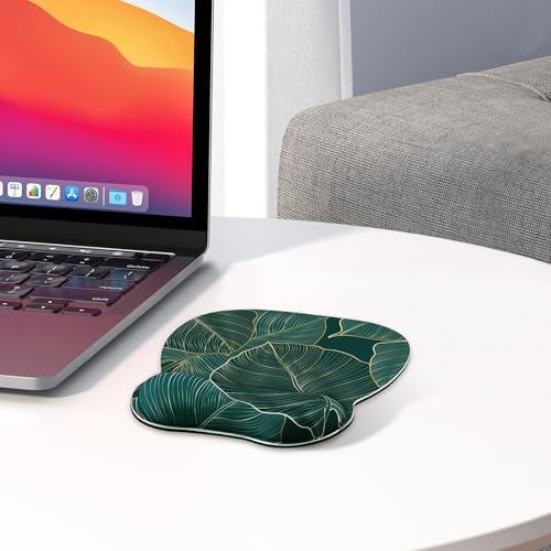EooCoo Ergonomic Mouse Pad with Wrist Rest, Memory Foam Support Mousepad