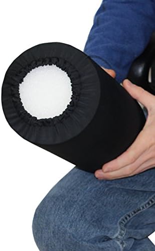 Rehabilitation Advantage Black Fabric Foam Roller Cover (Cover Only), 36" Long
