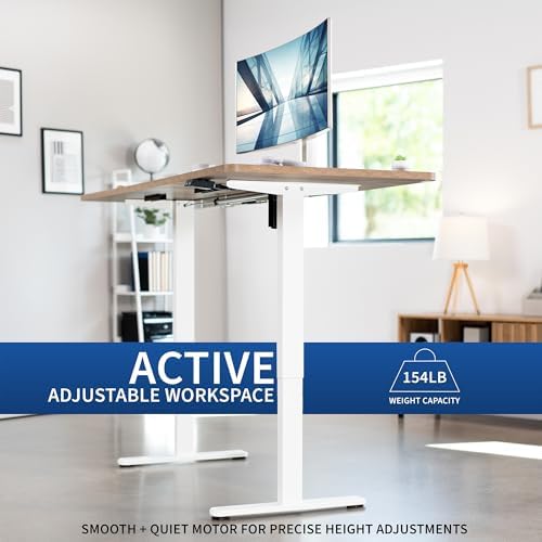 VIVO White 71 x 30 in Standing Desk, DESK-KIT-0W7W