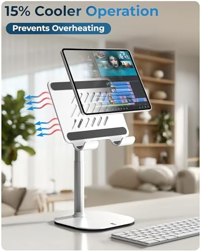 COOPER TabHolder Tablet Holder, iPad Stand for Desk, Portable Monitor Stand
