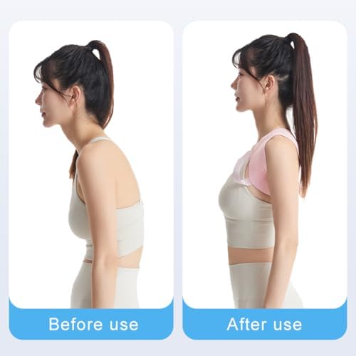 Back Brace Posture Corrector for Women - Kyphosis Relief, Spine Support Brace, Upper Back & Shoulder Alignment, Comfortable & Breathable, Easy to Use
