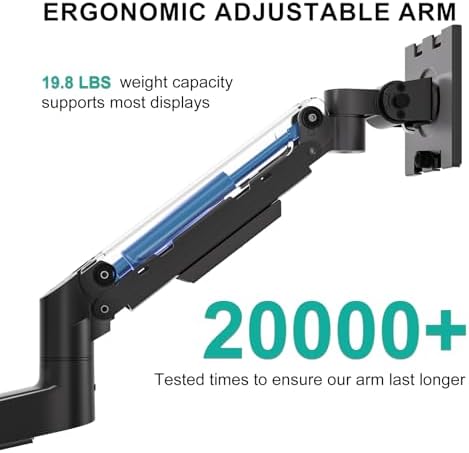 WALI Vertical Dual Monitor Wall Mount for 13-49 inch Screens, 44lbs per Arm