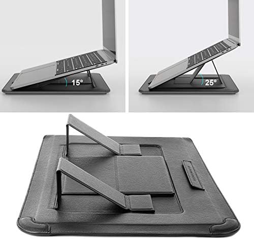 Nillkin 15.6 inch Laptop Sleeve with Stand (3-in-1), 2 Stand Modes, Gray