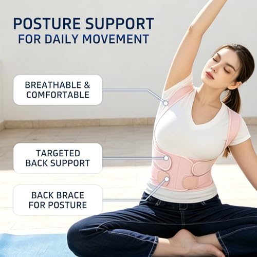 Posture Corrector Back Brace for Women Men Full Back Support Adjustable