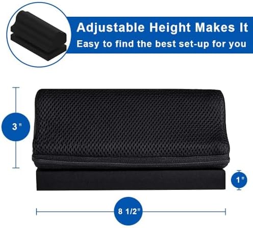 StrongTek Cervical Neck Wedge, Firm Foam Support Block, Contoured Design