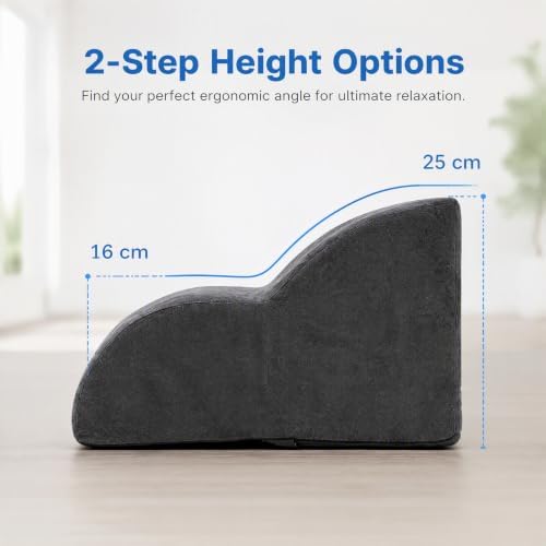 Foot Rest for Under Desk at Work, 2-Step Foam Foot Stool, Washable