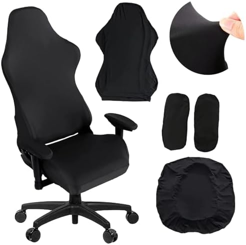 NarSea Gaming Chair Cover, Gaming Chair seat Cover 4pc/Set Office Chair Cover Stretchable with armrest/Back Covers/Chair seat Cover, Gamer Chair Cover of Computer Video Game Office Chair Cover