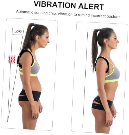 FOMIYES Smart Posture Corrector for Men and Women Electronic Hunchback Reminder Durable Shoulder Support Strap for Home Office Sports Activities