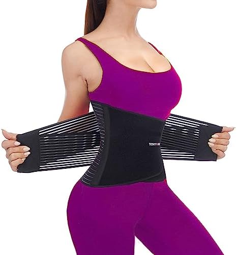 Back Brace for Lower Back Pain, Lumbar Support for Women&Men 02 Black-XXL