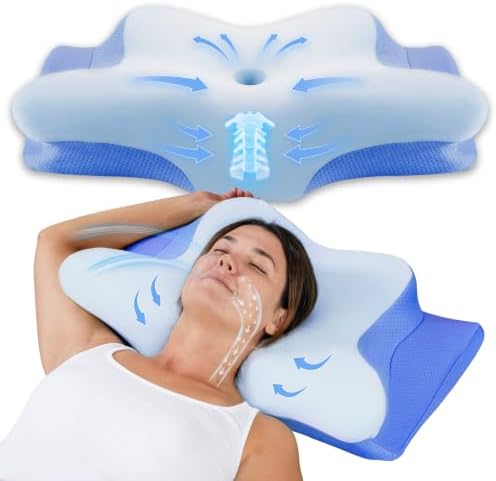 Dr.Prime Cervical Neck Pillow for Neck Pain Relief – Orthopedic Contour