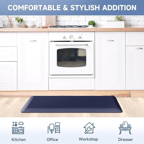 4/5 Inch Thick Kitchen Mats for Floor, StepRite Kitchen Rug for Standing