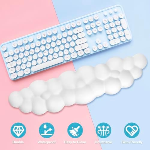 Cloud Wrist Rest Keyboard