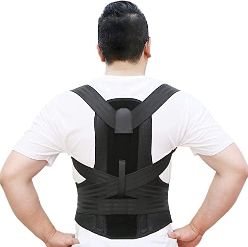 Large Posture Corrector Large Size Strong Adult Kyphosis Correction Belt Soft Breathable Comfort Effective Back Shoulder Clavicle Support Neck Pain Relief,3XL