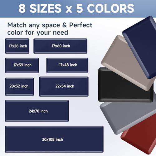 4/5 Inch Thick Kitchen Mats for Floor, StepRite Kitchen Rug for Standing