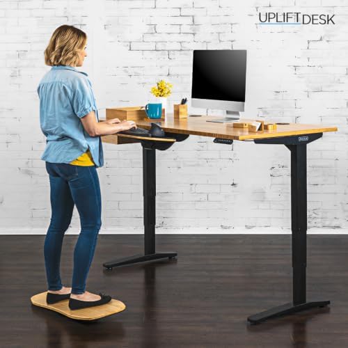 UPLIFT DESK Motion-X Balance Board - 27" Ergonomic Wobble Board for Standing Desks, Anti-Fatigue Support for Core Engagement & Stability