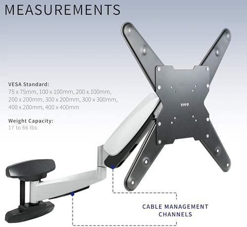 VIVO Silver TV Wall Mount for 40-70 in Screens, MOUNT-VW03G