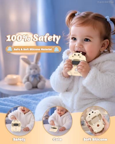 Motion Sensor Night Light for Kids: Cute Hippo Solar Nightlight - No Charge