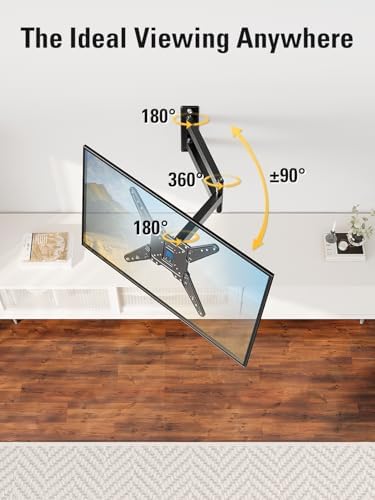 Mounting Dream Long Arm TV Wall Mount for Most 26-65 Inch TVs Full Motion