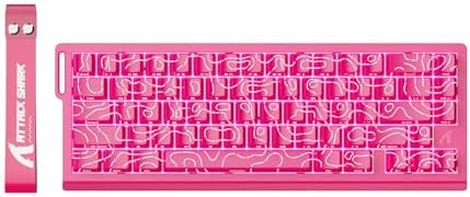 ATTACK SHARK X68HE RT Mechanical Gaming Keyboard 60% Wired TKL-Rose Contour
