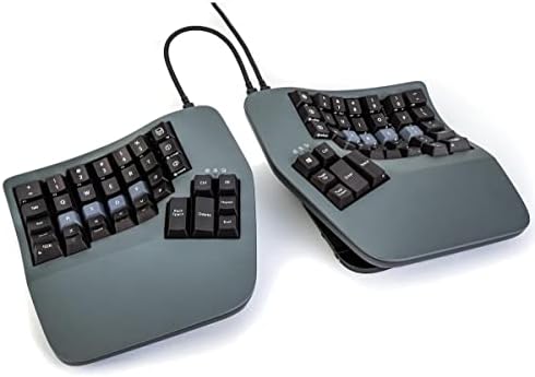 Kinesis Advantage360 Split Ergonomic Keyboard - USB-C | Mechanical Switches | Fully Programmable | Contoured Shape | Adjustable Tenting | PBT Keycaps