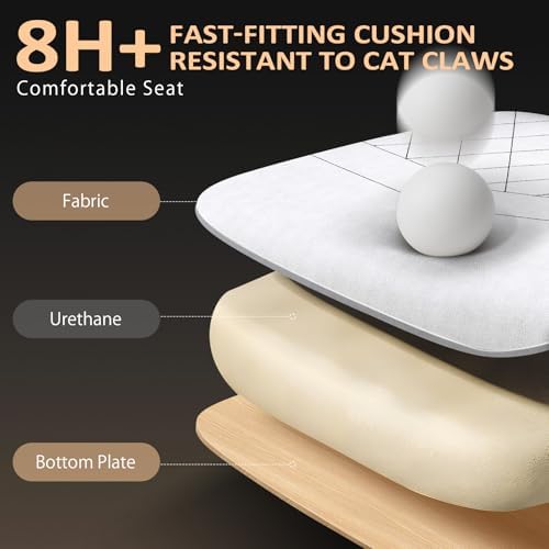 GTPLAYER Gaming Chair with Footrest, Big and Tall Game Chair High Back Computer Office Chair with Lumbar Support for Adults, Ergonomic Swivel Games Chair with Cushion Gaming, Fabric Grey