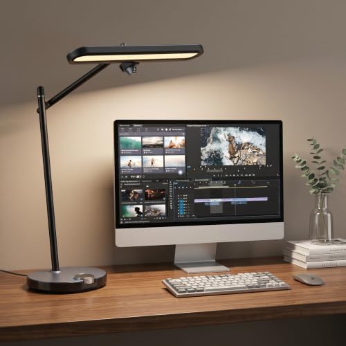 OTUS LED Desk Lamp for Home Office, Bright Motion Sensor Light, 18W