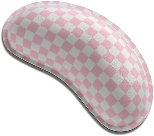 Dapesuom Mouse Wrist Rest, Cute Ergonomic Memory Foam Mouse Wrist for Computer Desk Mats Support, Hand Rest Pad Cushion for Gaming, Office, Laptop, Men, Women, Pain Relief & Easy Typing, Blush Pink