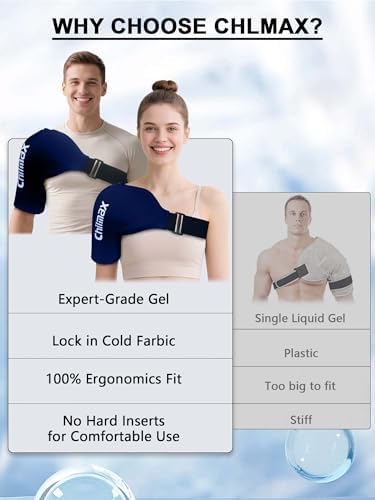 Shoulder Ice Pack Wrap for Rotator Cuff Cold Therapy Brace