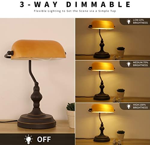 Banker Desk Lamp, Oil Rubbed Bronze Banker's Lamp