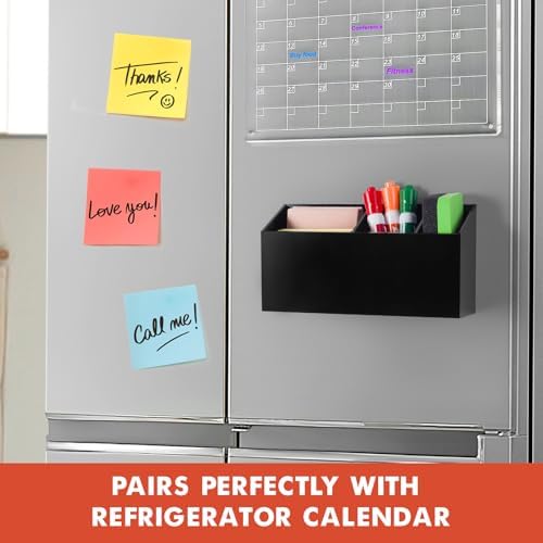 Magnetic Dry Erase Marker Holder for Whiteboard, Fridge Classroom