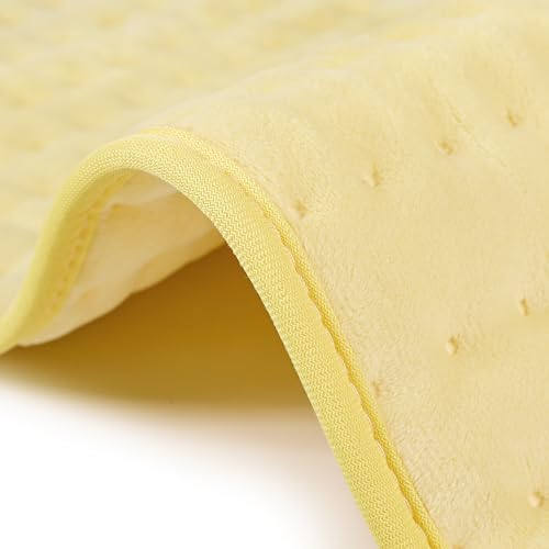 Heating Pad Electric Heat Pad, Hot Heated Pad,Multiple Temp and Timer Settings,Suitable for Shoulders, Neck, arms, Abdomen, Back, Legs, etc. (Cream Color, 24"X12")