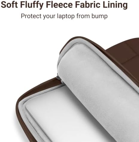 MOSISO Laptop Case 13.3 inch, 13-13.3 inch Laptop Sleeve, Chocolate Brown