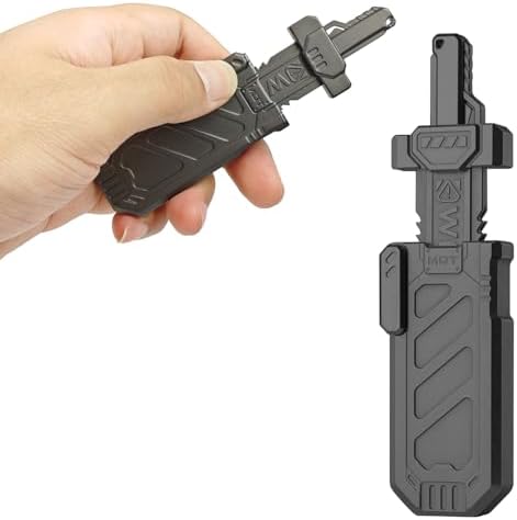 SKEDC Sword Fidget Slider, EDC Fidget Sword Fidget Toys for Adults, Stress Relief Toy Executive Desk Toy for Keep Focus & Anxiety Relief, Best Gadgets for Men (Grey)