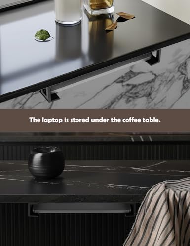 Under Desk Laptop Holder, Under Desk Rack, (Black)