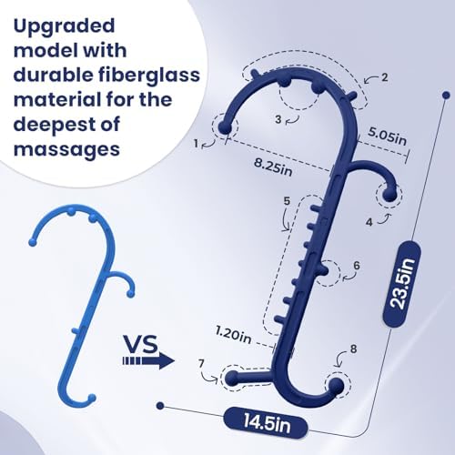 Ranarose Deep Tissue Back & Neck Massager for Body Muscle Pain Relief