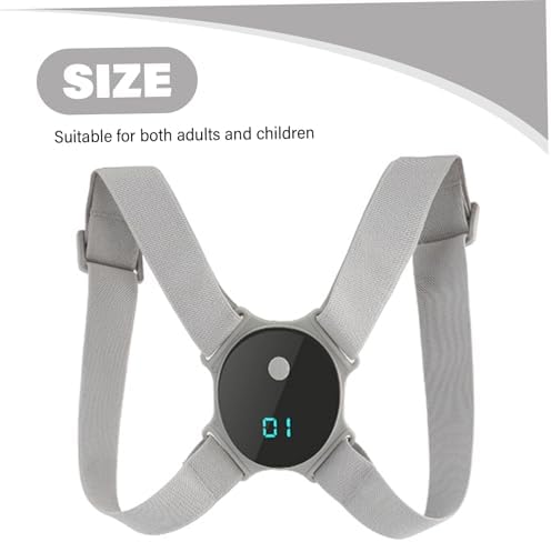 Posture Corrector with Touchscreen|Smart Posture Corrector Adjustable Soft Comfortable Back Straightener with Smart Sensor Vibration Reminder for Kids Adults