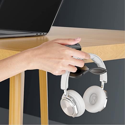 2-Pack Never Fall Headphone Hook Wall Mount Headset Holder White
