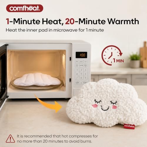 Microwave Unscented Heating Pad for Pain Relief, Moist Heat Pack