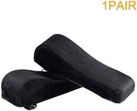 Memory Foam Office Chair Armrest Pads,1Pair Ergonomic Elbow Support Cushion