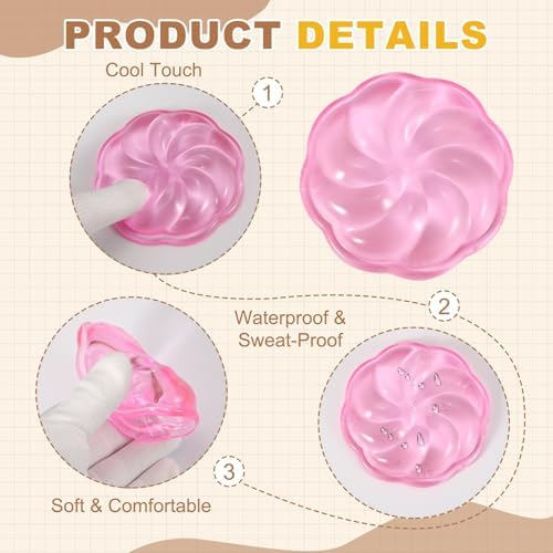 PATIKIL Gel Wrist Rest, Wrist Support for Mouse Spiral Shape Ergonomic Mouse Pad Soft Silicone Support Comfortable Cushion for Computer Gaming Office Home, Pink