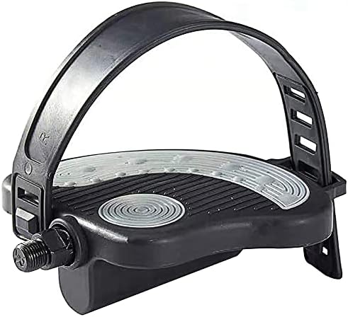 Exercise Bike Pedals Replacement with Adjustable Straps