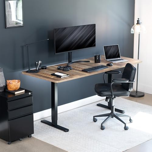VIVO Reclaimed Wood 71 x 30 in Standing Desk, DESK-KIT-0B7P
