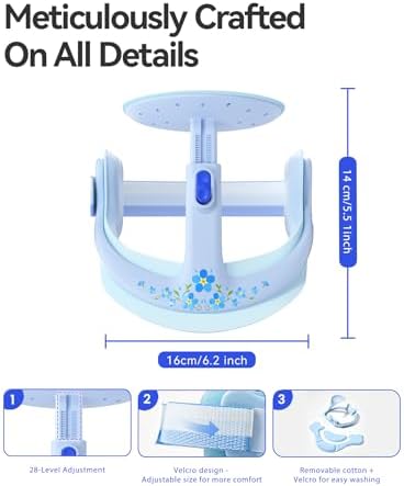 Neck Posture Corrector, Adjustable Cervical Collar for Pain Relief, Blue