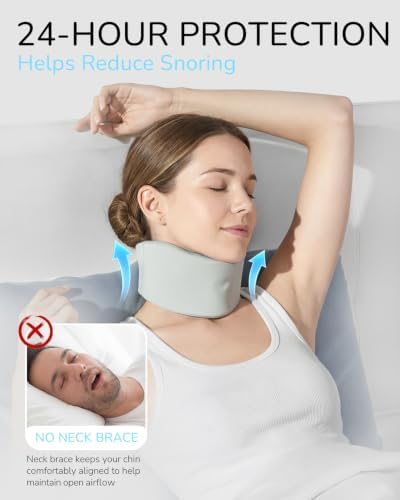 Ice Silk Foam Neck Brace for Neck Pain & Support - Cervical Collar
