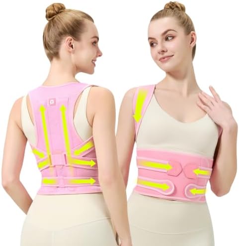 AOFIT Back Brace Posture Corrector for Women, Upgraded Upper Back Support