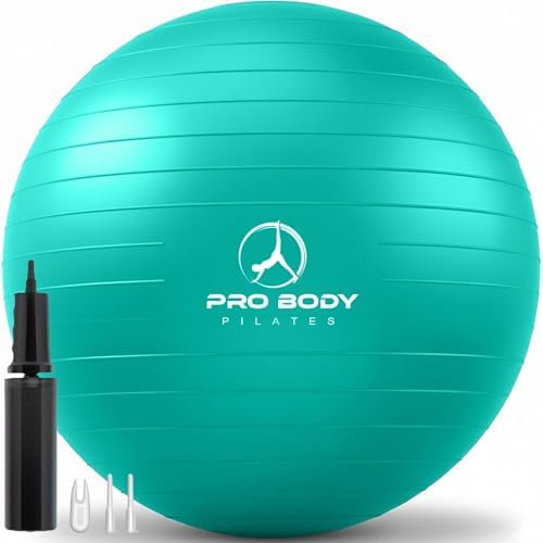 ProBody Pilates Yoga Ball - Gym Grade Exercise Ball