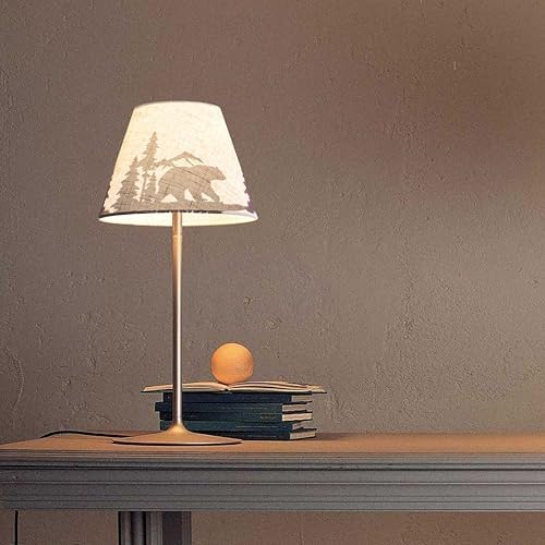 GO&SO Small Animal Lamp Shades Set of 2,5"×9"×6.4" Print Bell Shade Replac
