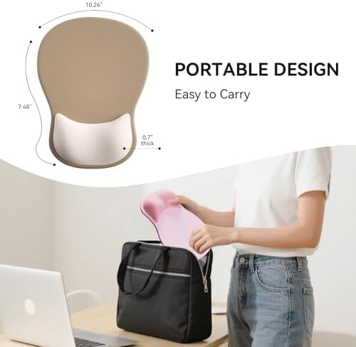 Ergonomic Mouse Pad with Wrist Rest Cute Mousepad Wrist Support