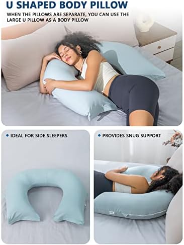 INSEN Reading Pillow, Back Pillow for Sitting in Bed and Couch, Gaming Pillow for Adults, Sit Up Support for Bed