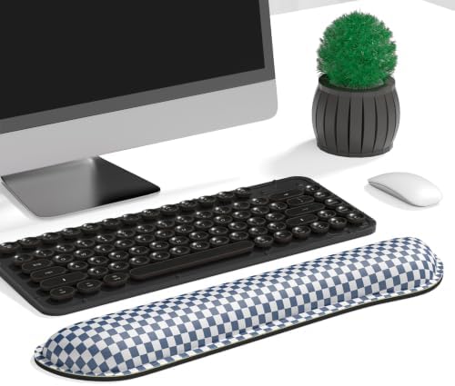 Dapesuom Keyboard Wrist Rest, Memory Foam, Ergonomic, Gaming,Dark Navy